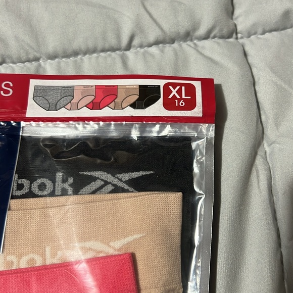 Reebok Women’s Seamless Hipster Underwear - Black, Gray, Pink, Tan, Cream - Picture 2 of 5